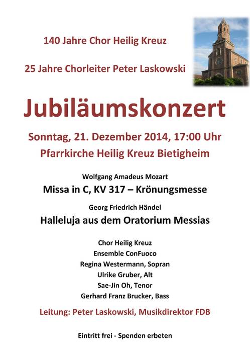 Quelle: Katholischer Kirchenchor Bietigheim